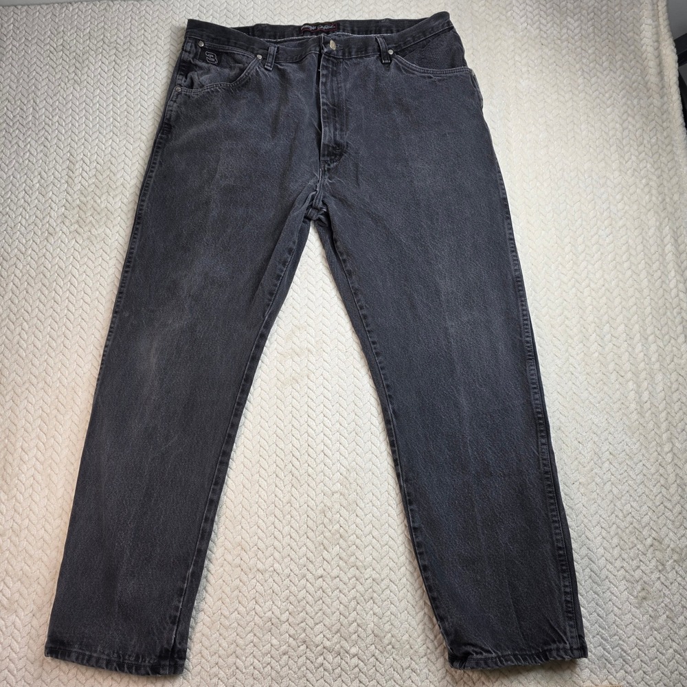 Vintage Wrangler Dale Earnhardt Black Denim Jeans Mens‎ 40x30 Nascar